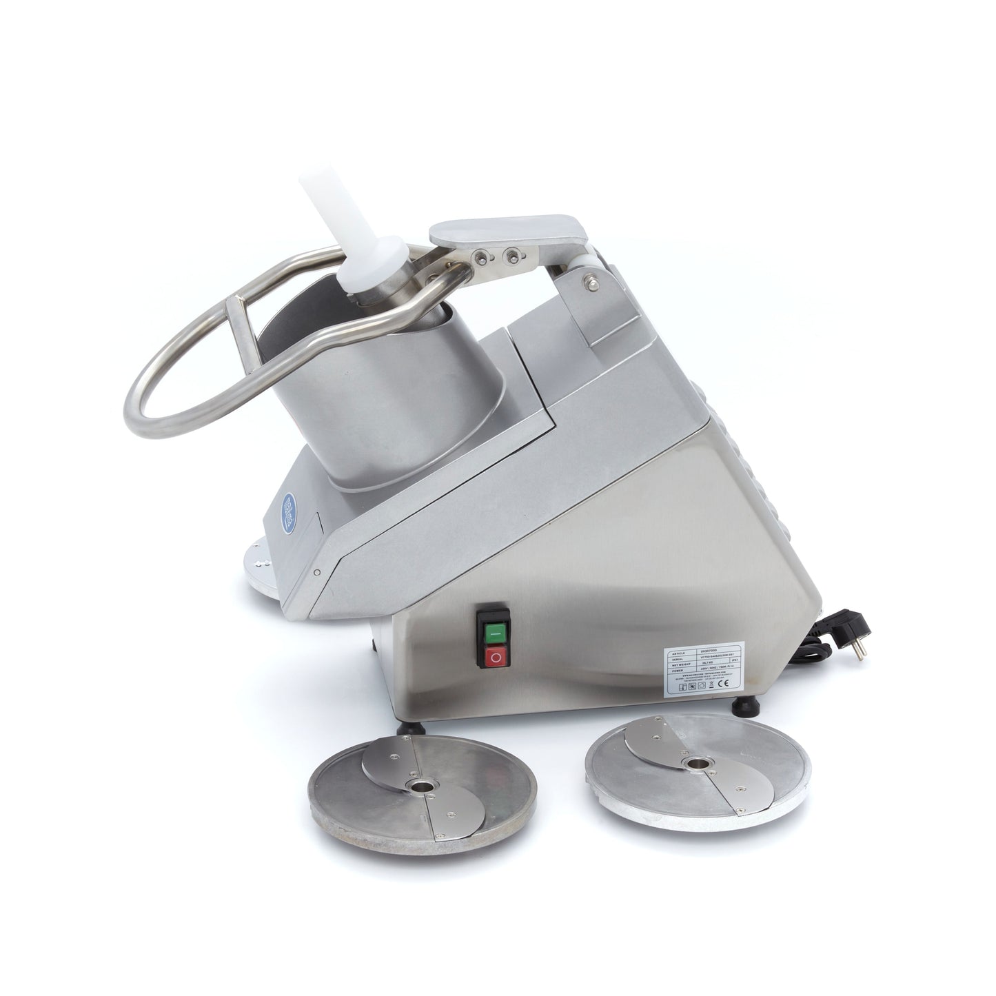 Vegetable Slicer - up to 450kg/h - incl 5 Cutting Disks