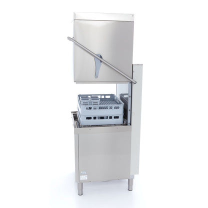 Pass Through Dishwasher - 50x60cm - With Rinse Aid and Soap Pumps - 400V