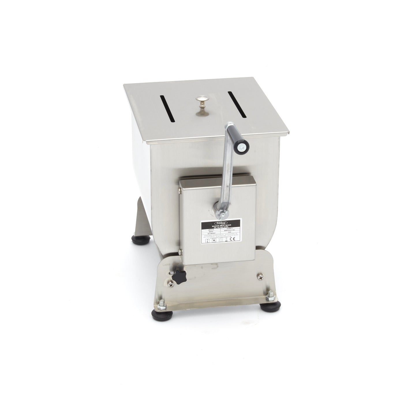 Meat Mixer - 20L - 16kg Meat - Tilting Bowl - Manual