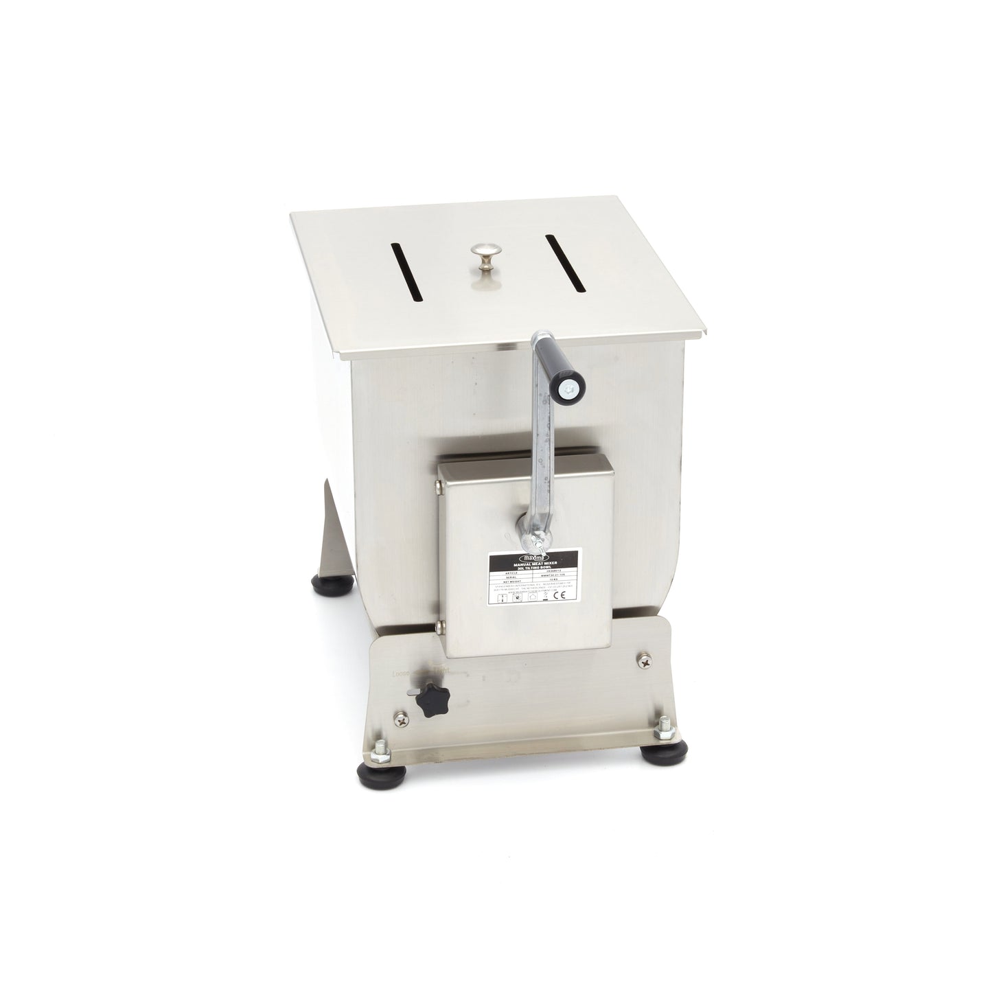 Meat Mixer - 30L - 25kg Meat - Tilting Bowl - Manual