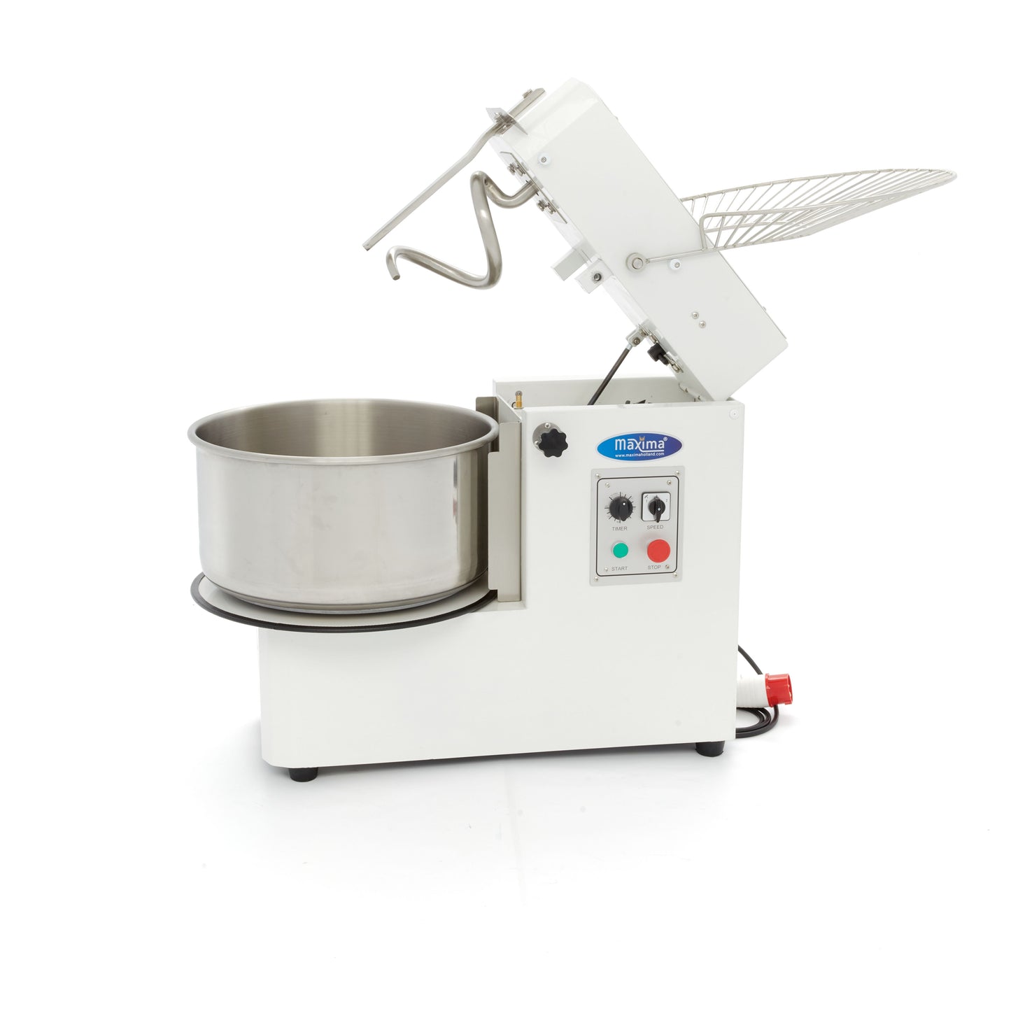 Dough Mixer - 50L - 30kg Dough - 2 Speeds - Removable Bowl - 400V