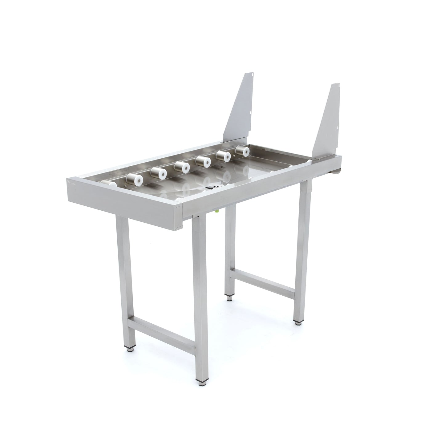Stainless Steel Straight Roller Table - for Rack Conveyor Dishwasher