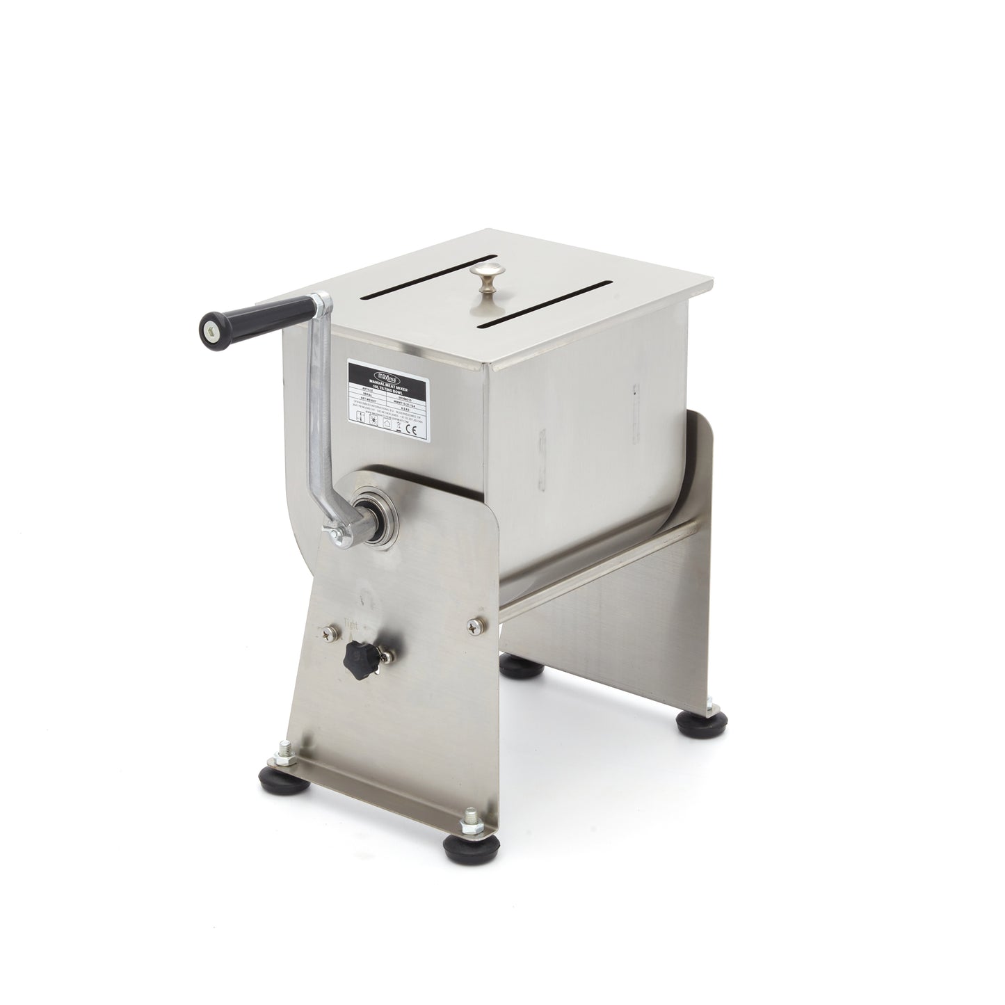 Meat Mixer - 10L - 7,5kg Meat - Tilting Bowl - Manual