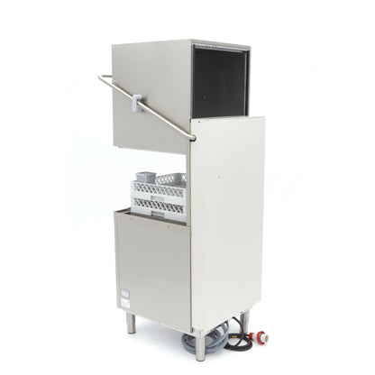 Pass Through Dishwasher - 50x50cm - With Drain, Rinse Aid and Soap Pumps - 400V