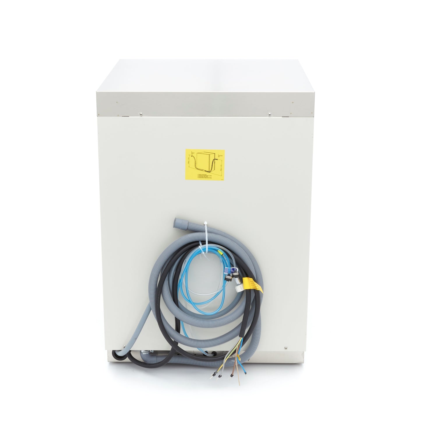 Undercounter Dishwasher - 50 x 50cm - with Drain, Rinse Aid and Soap Pumps - 400V