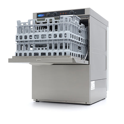 Glass Washer - 35 x 35cm - with Rinse Aid Pump