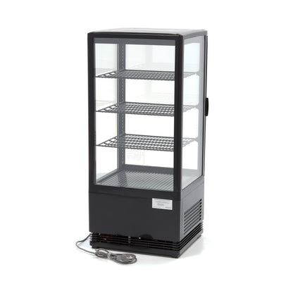 Frigorífico expositor negro 78L
