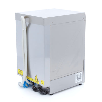 Undercounter Dishwasher - 40 x 40cm - with Drain, Rinse Aid and Soap Pump - Digital Display - 230V