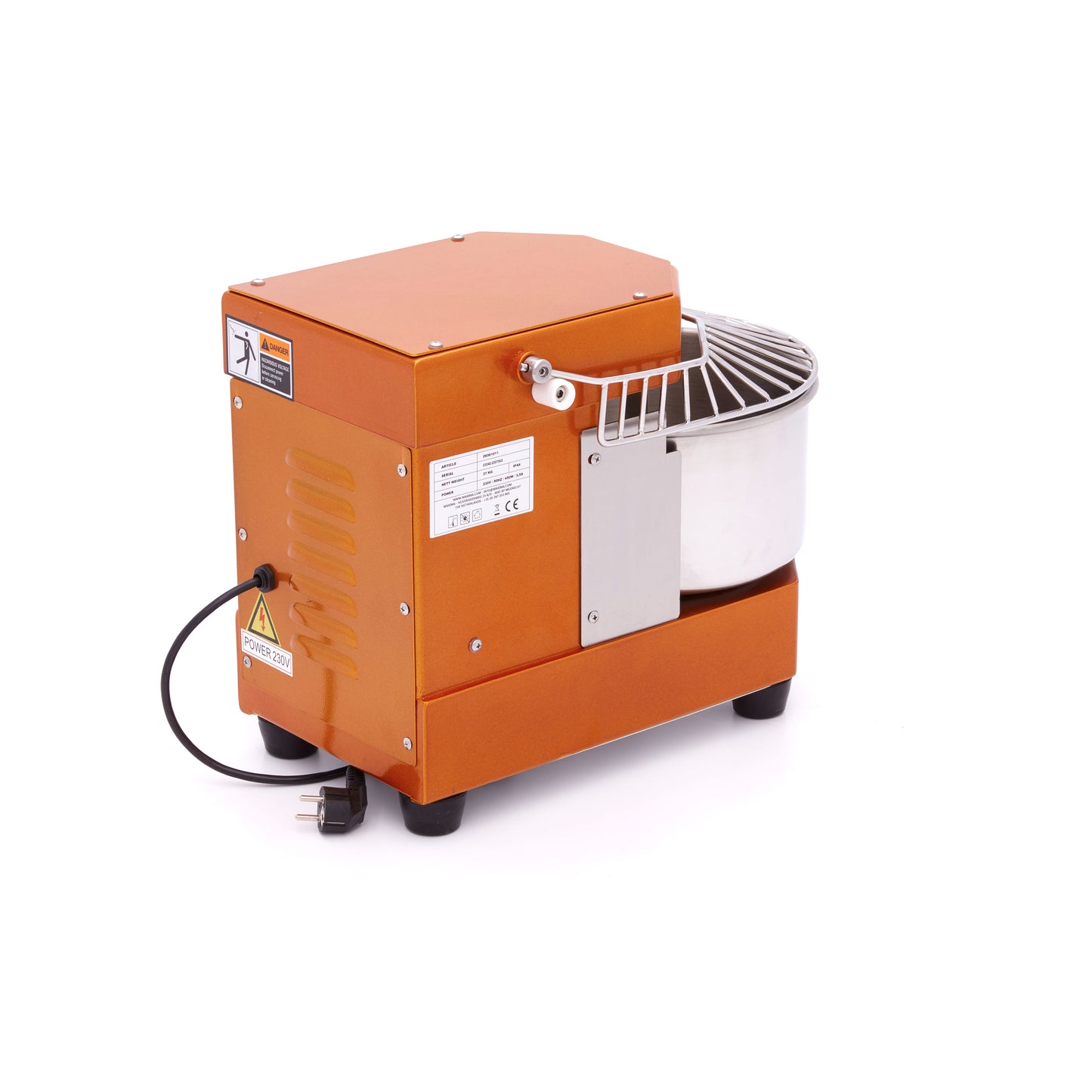 Dough Mixer - 8L - 4,5kg Dough - Gold