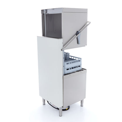 Pass Through Dishwasher - 50x60cm - With Rinse Aid and Soap Pumps - 400V