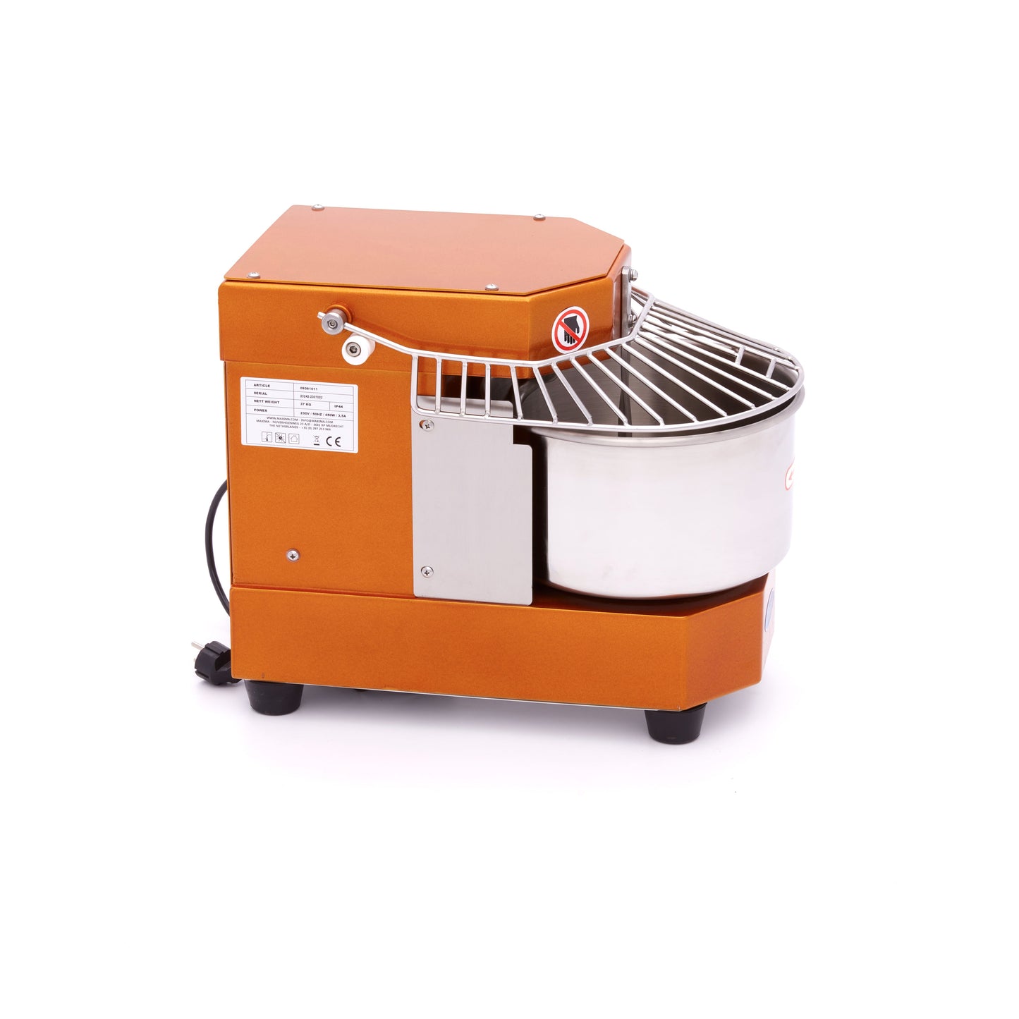 Dough Mixer - 8L - 4,5kg Dough - Gold