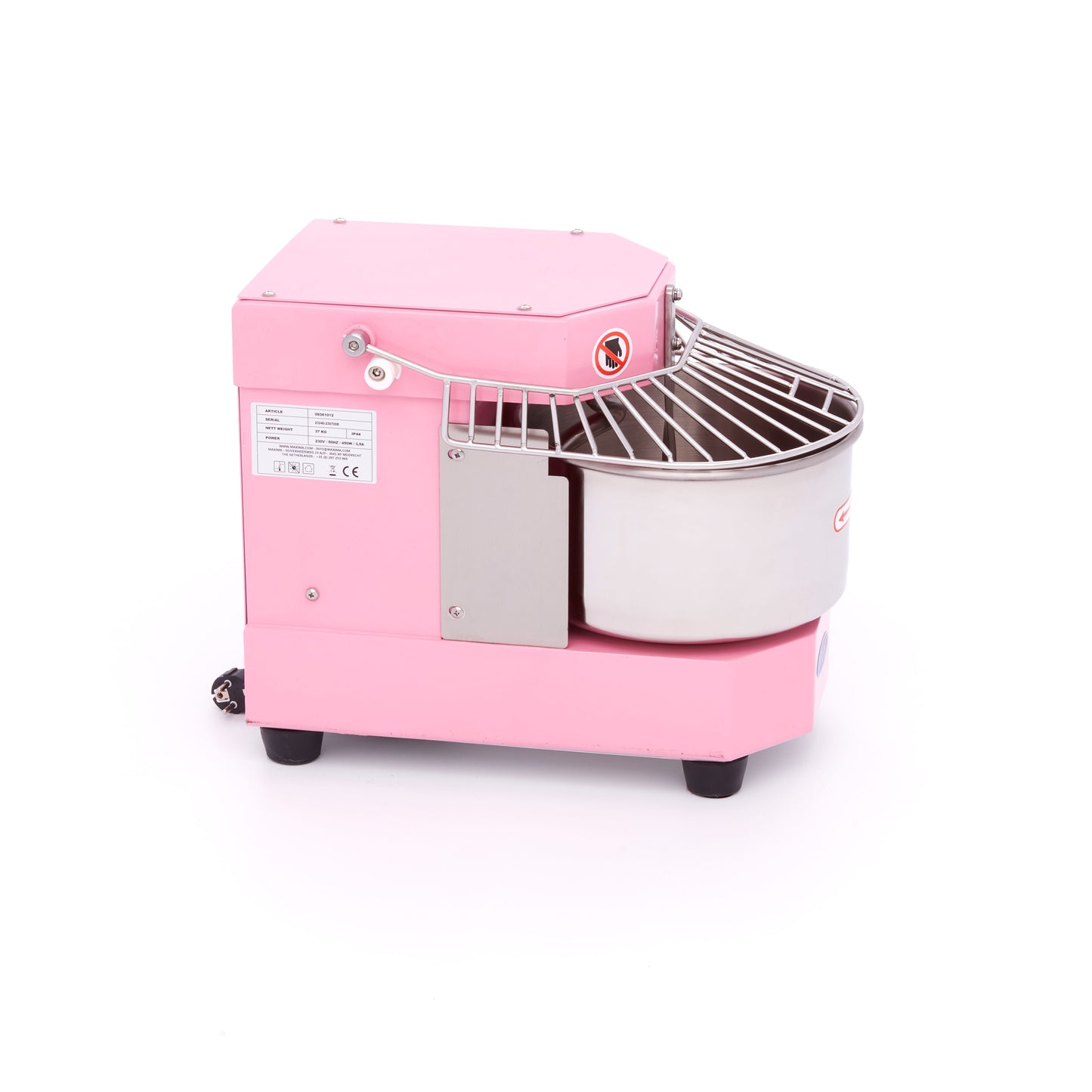 Dough Mixer - 8L - 4,5kg Dough - Pink