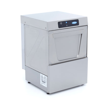 Glass Washer - 35 x 35cm - with Rinse Aid Pump - Digital Display - 230V