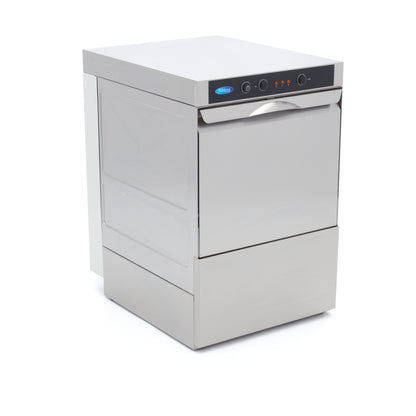 Undercounter Dishwasher - 40 x 40cm - with Drain, Rinse Aid and Soap Pumps - 230V