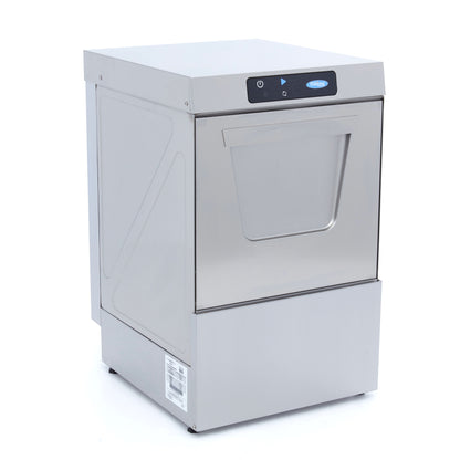 Undercounter Dishwasher - 40 x 40cm - with Drain, Rinse Aid and Soap Pump - Digital Display - 230V