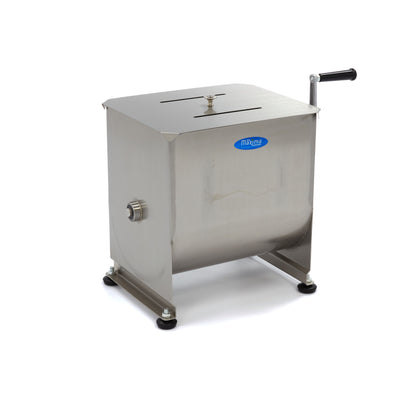 Meat Mixer - 30L - 25kg Meat - Single Axle - Manual