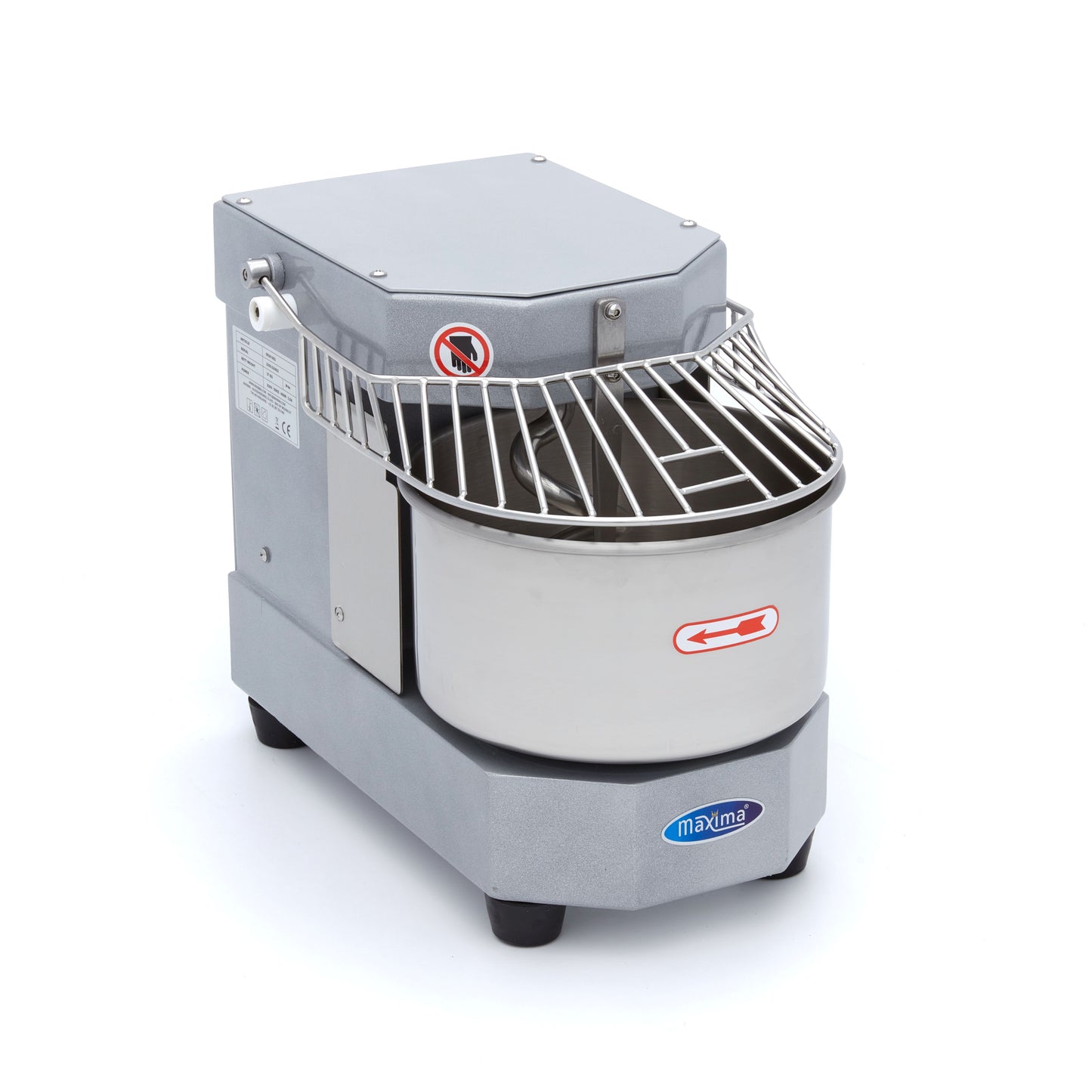 Dough Mixer - 8L - 4,5kg Dough - Silver