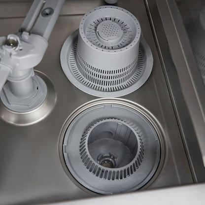 Undercounter Dishwasher - 50 x 50cm - with Drain, Rinse Aid and Soap Pumps - 230V