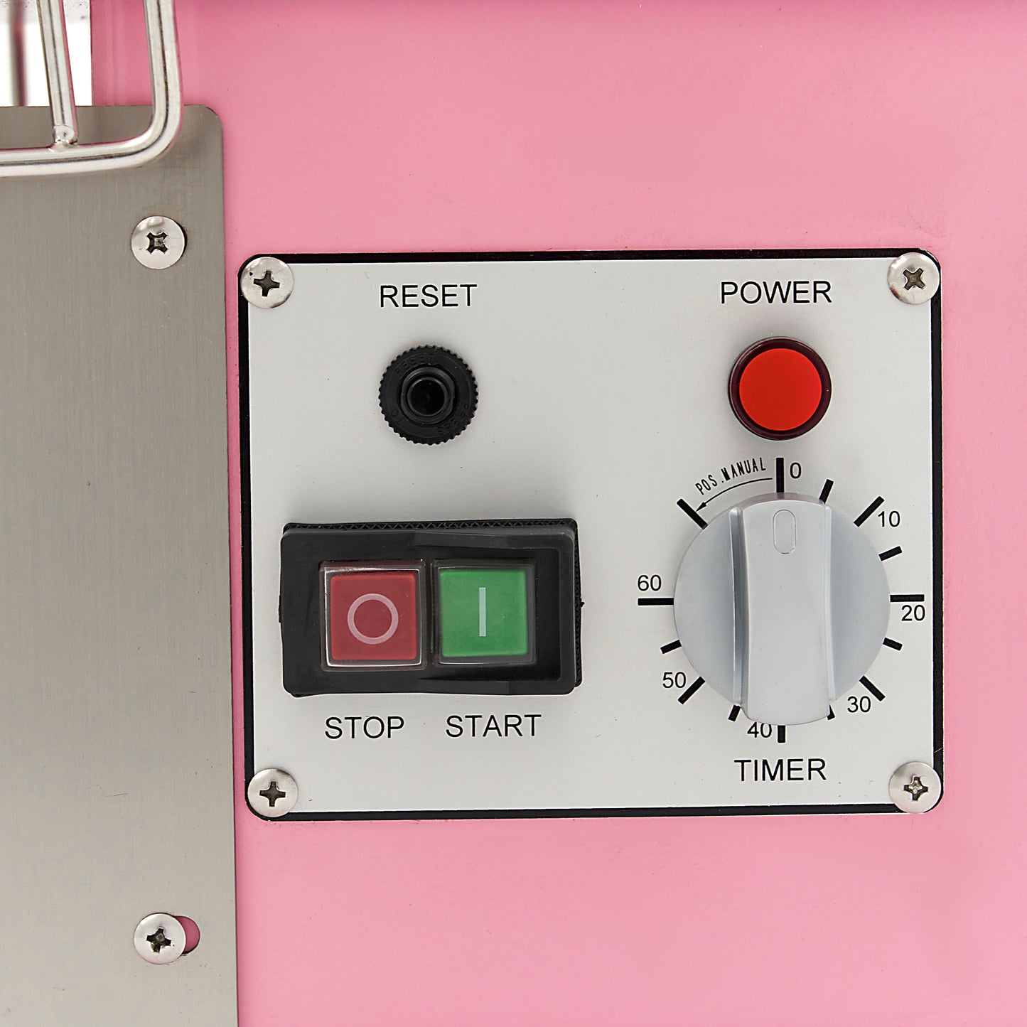 Dough Mixer - 8L - 4,5kg Dough - Pink