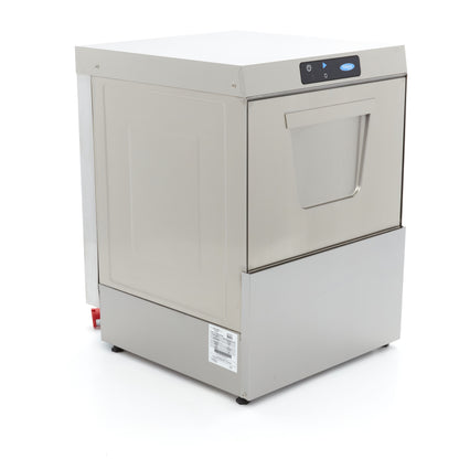 Undercounter Dishwasher - 50 x 50cm - with Drain, Rinse Aid and Soap Pump - Digital Display - 400V