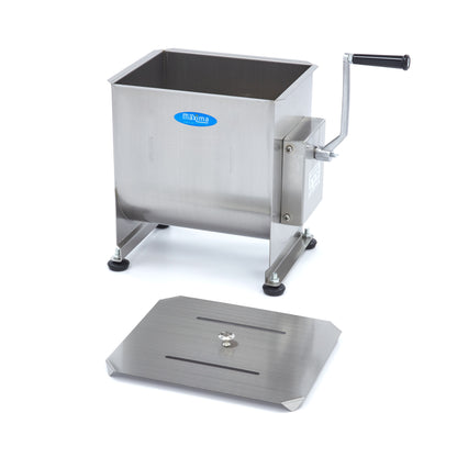 Meat Mixer - 20L - 16kg Meat - Single Axle - Manual