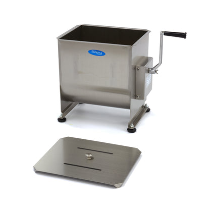 Meat Mixer - 30L - 25kg Meat - Single Axle - Manual