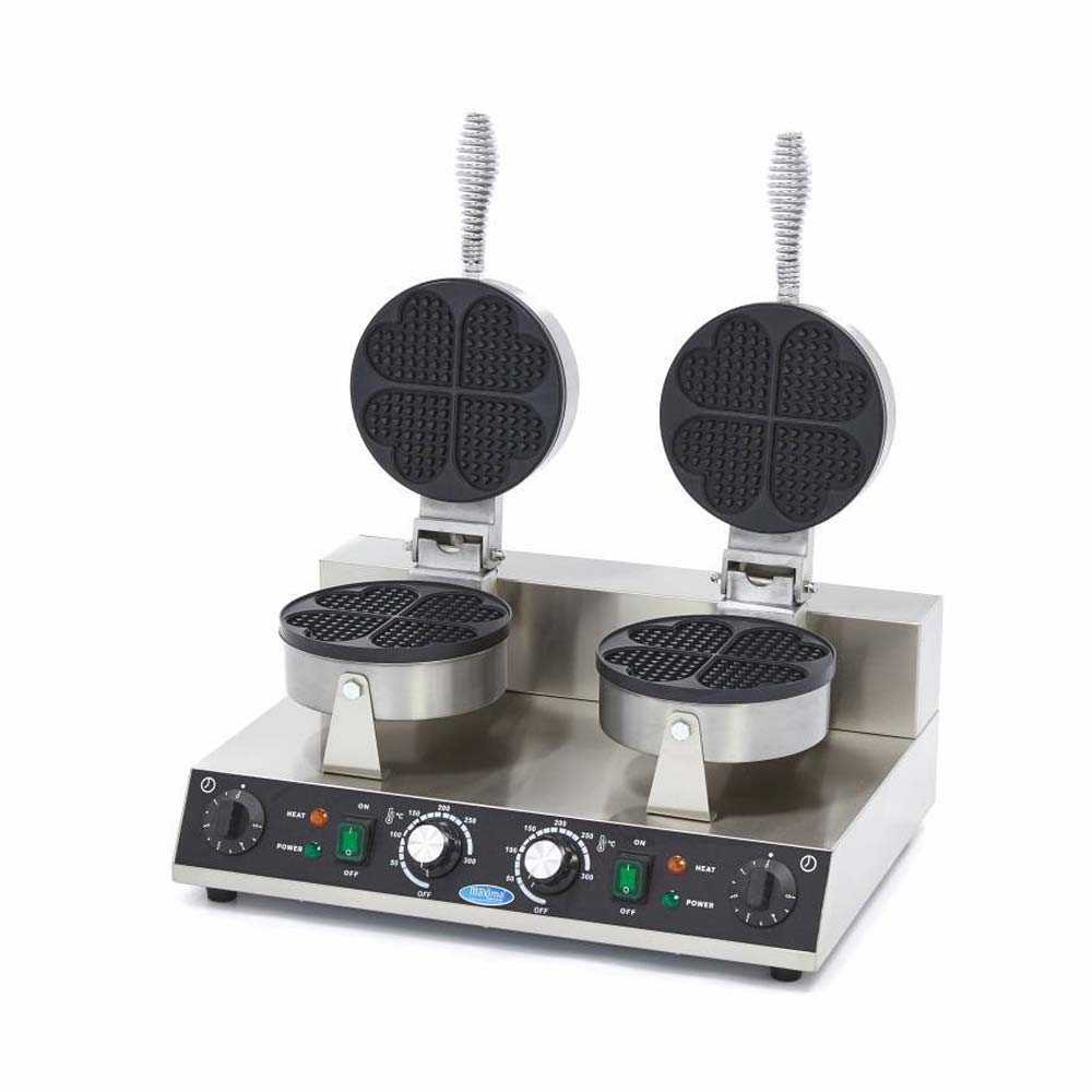 Máquina waffles corazon