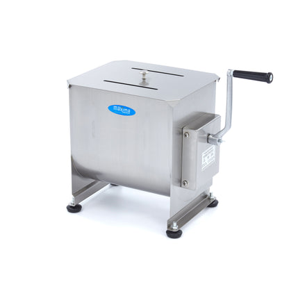 Meat Mixer - 20L - 16kg Meat - Single Axle - Manual