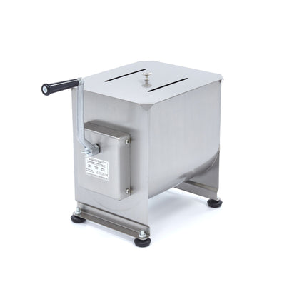 Meat Mixer - 20L - 16kg Meat - Single Axle - Manual